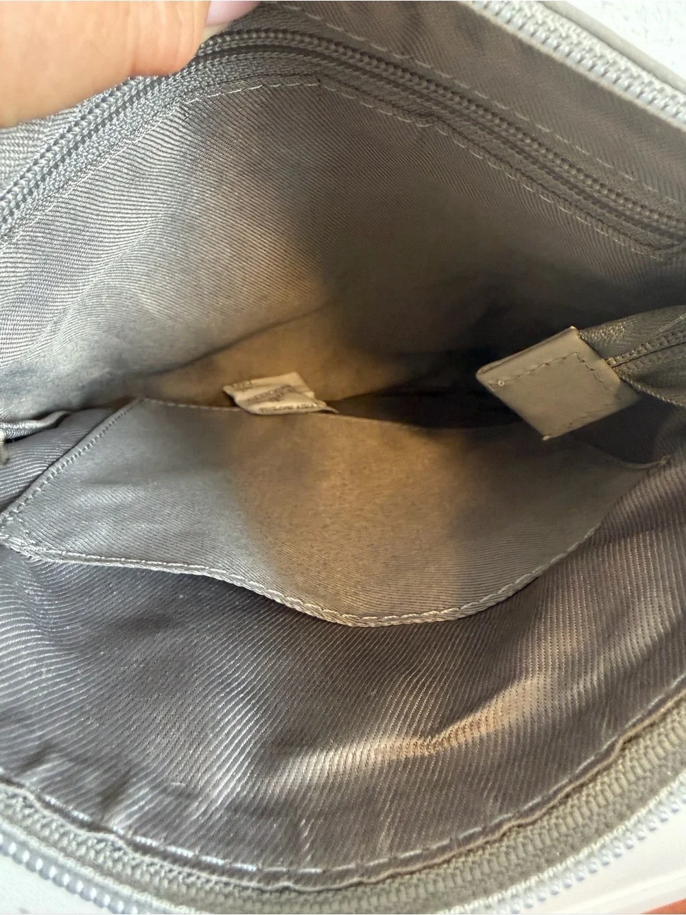 Everyday Gray Crossbody Cosmetic Pouch - Sleek Organizer